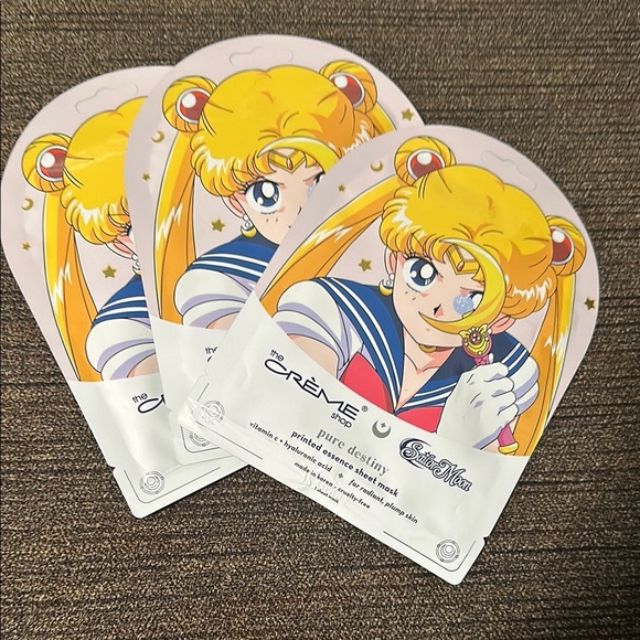 Other - NEW 3 Sailor Moon Face Mask Set